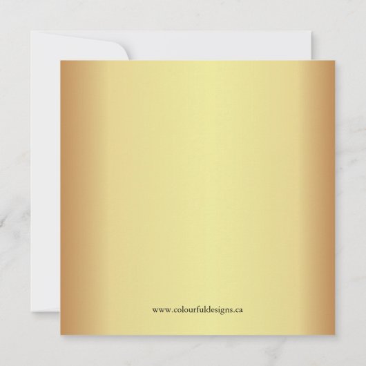 Invitation à Noël classique (Dos)