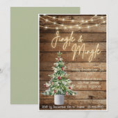 Invitation à Noël : Jingle et Mingle (Devant / Derrière)