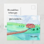 Invitation à notre cabine, Cabine par stream Carte (Devant / Derrière)