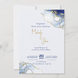 Invitation à notre célébration mariage