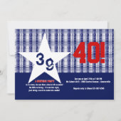 Invitation à notre fête d'anniversaire (Devant)