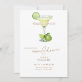 Invitation À notre future mariée, fête de mariage avec margar (Devant)