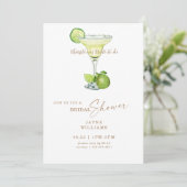 Invitation À notre future mariée, fête de mariage avec margar (Debout devant)