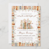 Invitation A Novel Kind of Love Book Theme Bridal Shower   (Devant)