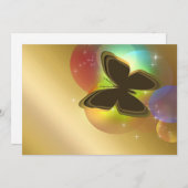 Invitation à papillon (Devant / Derrière)