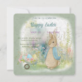invitation à Pâques avec Peter Rabbit (Devant)