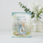 invitation à Pâques avec Peter Rabbit (Debout devant)