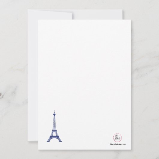 Invitation à Paris (Dos)