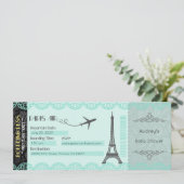 Invitation à Paris, Invitation personnalisée pour  (Debout devant)