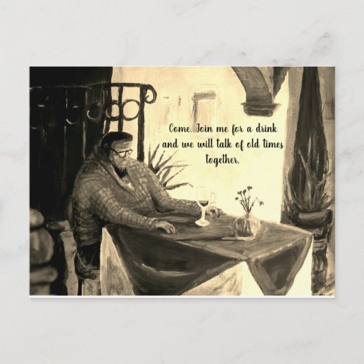 Invitation à parler du bon vieux temps (Devant)