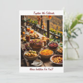 Invitation à partager des repas joyeux ensemble (Debout devant)