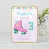 Invitation à patiner à roulettes (Debout devant)