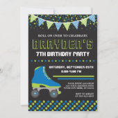 Invitation à patiner à roulettes| Anniversaire du  (Devant)