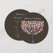 Invitation à peindre l'arbre du 40e anniversaire (Devant / Derrière)