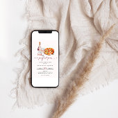 Invitation A Perfect Pair Wine | Pizza Mariage Shower