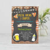 Invitation à Pizza Brews et Couches (Debout devant)