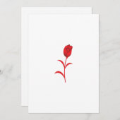 Invitation à plat (Devant / Derrière)