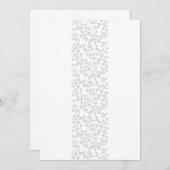 Invitation à plat (Devant / Derrière)