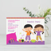 Invitation à plat pour la fête d'anniversaire de S (Debout devant)