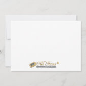Invitation à plat pour la fête d'anniversaire de S (Dos)