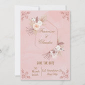 Invitation à plat, taille : 13 cm x 18 cm, papier (Devant)