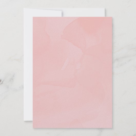 Invitation à plat, taille : 13 cm x 18 cm, papier (Dos)