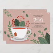 Invitation à prendre le thé (Devant / Derrière)