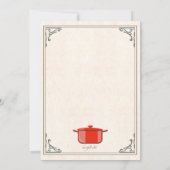 Invitation à préparer la soupe (Dos)