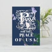 Invitation À Prier Pour La PAIX Des USA (Debout devant)
