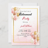 invitation à propos de la retraite  (Devant)