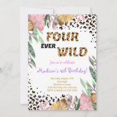 Invitation à quatre ans d'une vie sauvage (Devant)