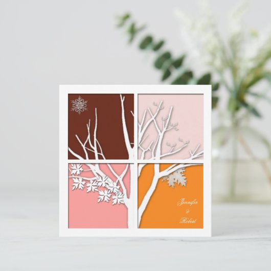 Invitation à quatre saisons (Debout devant)