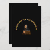 INVITATION A QUIET PRAYER FOR CHRISTMAS (Devant / Derrière)