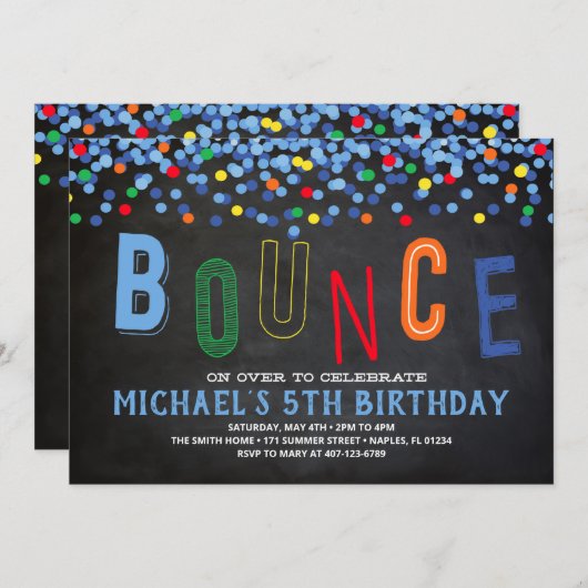 Invitation à rebrousser chemin, Bounce House Party (Devant / Derrière)