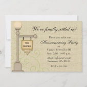 Invitation à réchauffer la maison après lampes rus (Devant)