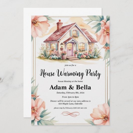 invitation à réchauffer la maison chrétienne (Devant / Derrière)