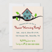 Invitation à réchauffer la maison d'oiseaux modifi (Devant)