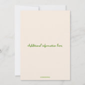 Invitation à réchauffer la maison d'oiseaux modifi (Dos)