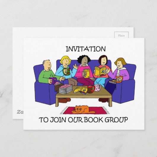 Invitation à rejoindre notre groupe de livres (Devant / Derrière)