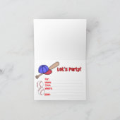 Invitation à remplir tous les matchs de baseball é (Intérieur)