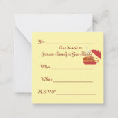 Invitation à rendre grâce (Dos)