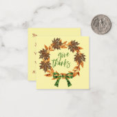 Invitation à rendre grâce (Devant/Arrière en situation)