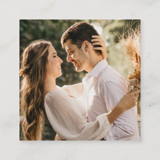 Invitation à répondre au code QR du Mariage RSVP S (Dos)