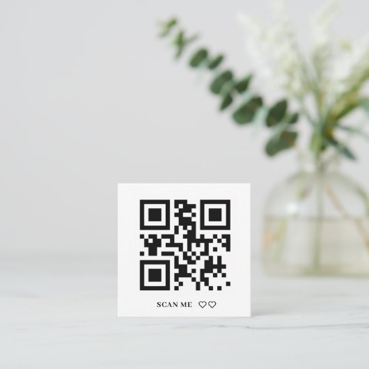 Invitation à répondre au code QR du Mariage RSVP S (Debout devant)