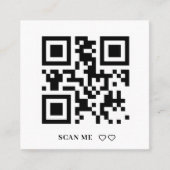 Invitation à répondre au code QR du Mariage RSVP S (Devant)