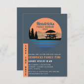 Invitation à Réunion familiale (Devant / Derrière)