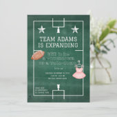 INVITATION À RÉVÉLER LE GENRE DE FOOTBALL OU TUTU (Debout devant)