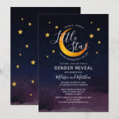 Invitation à révéler le genre Twinkle Little Moon (Devant / Derrière)