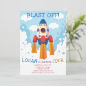 Invitation à Rocket Anniversaire (Debout devant)