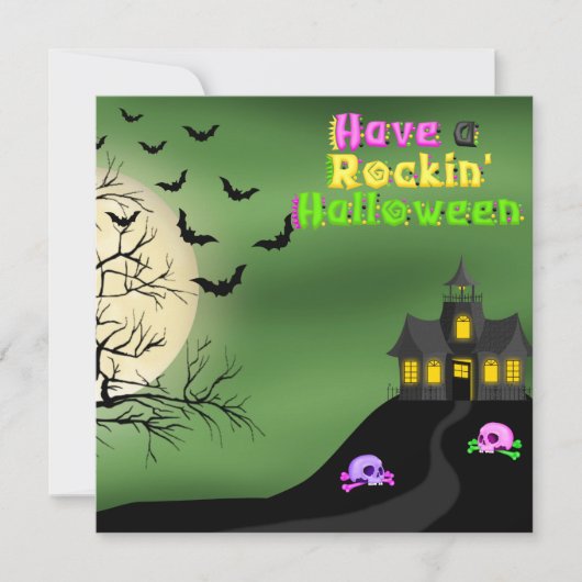 Invitation à Rockin' Halloween (Devant)